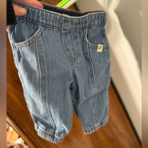 Easy Peasy Denim Pants 3-6m